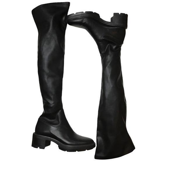 Zara Shoes Zara Over The Knee Boots Sz 39 Poshmark